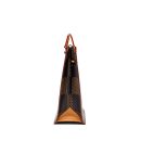 AAA Replica Louis Vuitton LV X NIGO GIANT TOTE DAMIER EBENE MONOGRAM CANVAS BROWN BLACK HARDWARE