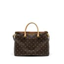 AAA Replica Louis Vuitton LV PALLAS TOTE BAG MONOGRAM CANVAS BROWN GHW