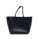 AAA Replica Louis Vuitton LV LOCK ME TOTE BAG CALFSKIN NAVY SHW