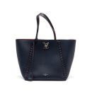 AAA Replica Louis Vuitton LV LOCK ME TOTE BAG CALFSKIN NAVY SHW