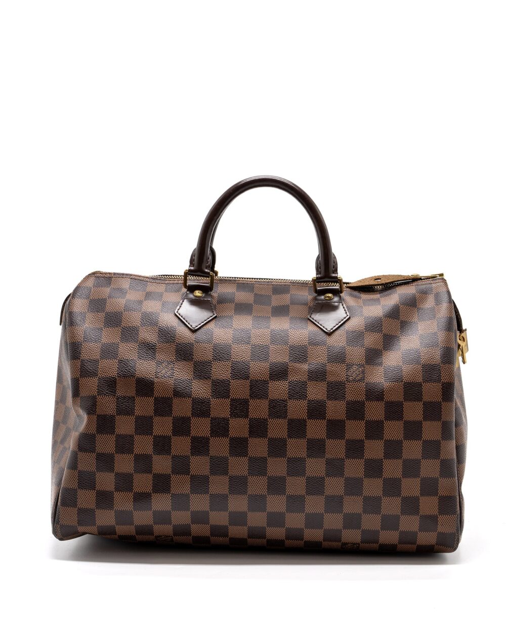 AAA Replica Louis Vuitton LV SPEEDY 35 DAMIER EBENE GHW