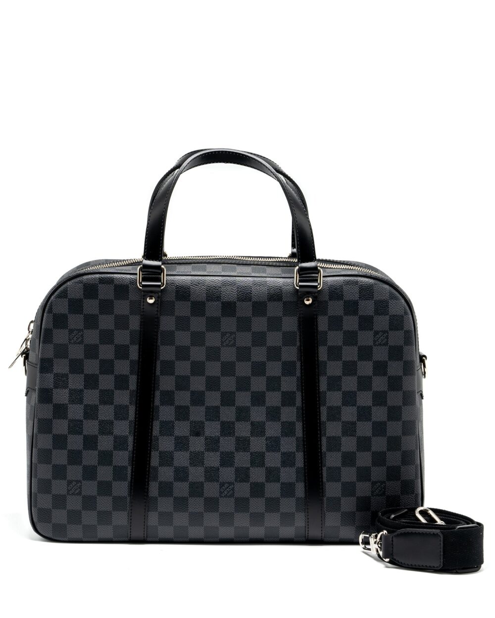 AAA Replica Louis Vuitton LV BRIEFCASE/DOCUMENT BAG DAMIER GRAPHITE CANVAS BLACK SHW