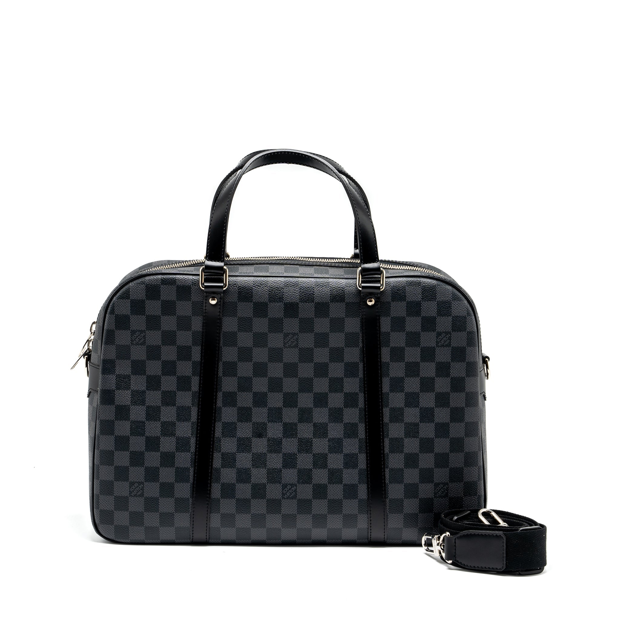 AAA Replica Louis Vuitton LV BRIEFCASE/DOCUMENT BAG DAMIER GRAPHITE CANVAS BLACK SHW