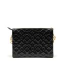 AAA Replica Louis Vuitton LV COUSSIN MM MONOGRAM-EMBOSSED PUFFY LAMBSKIN BLACK GHW