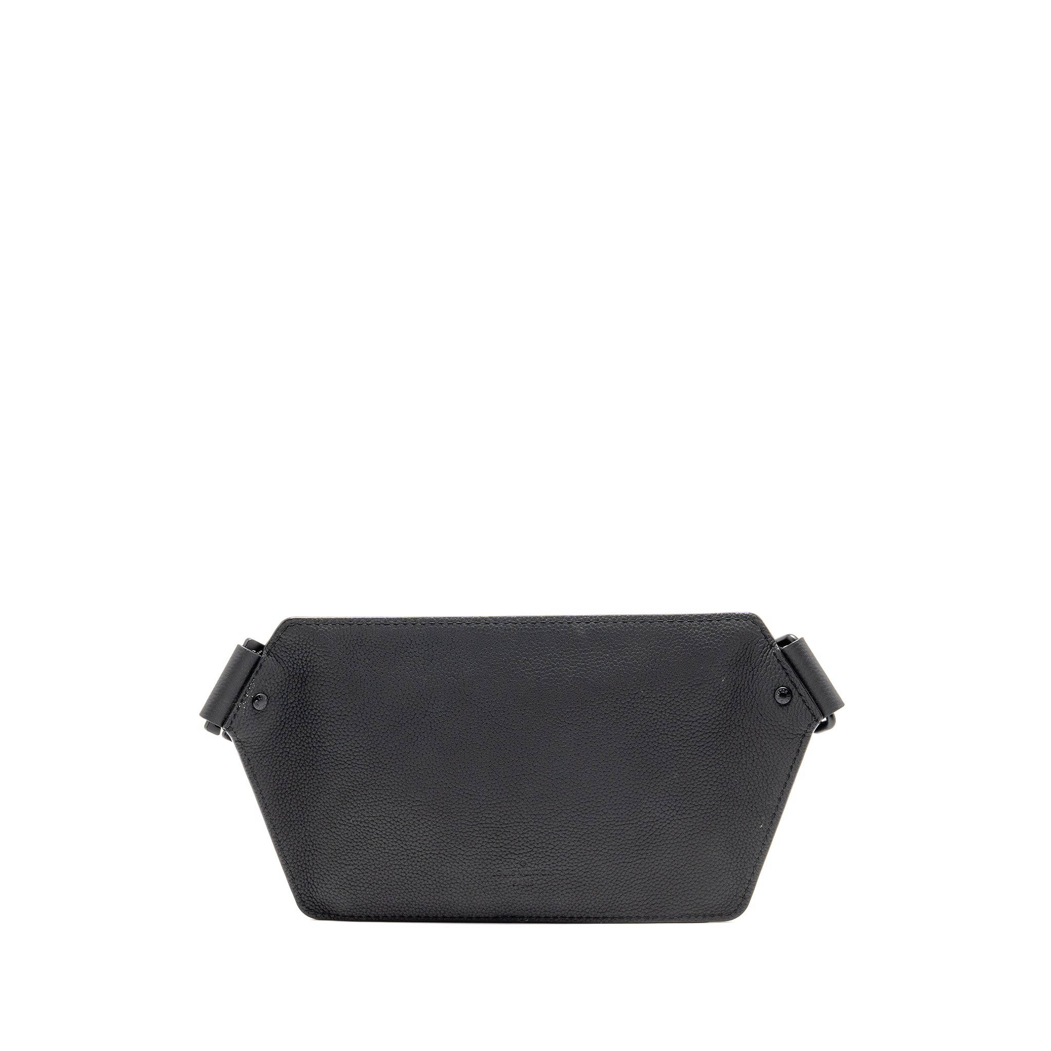AAA Replica Louis Vuitton LV AEROGRAM TAKEOFF SLING BLACK GRAINED CALFSKIN BLACK HARDWARE