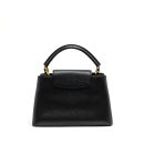AAA Replica Louis Vuitton LV CAPUCINES MM CALFSKIN BLACK GHW