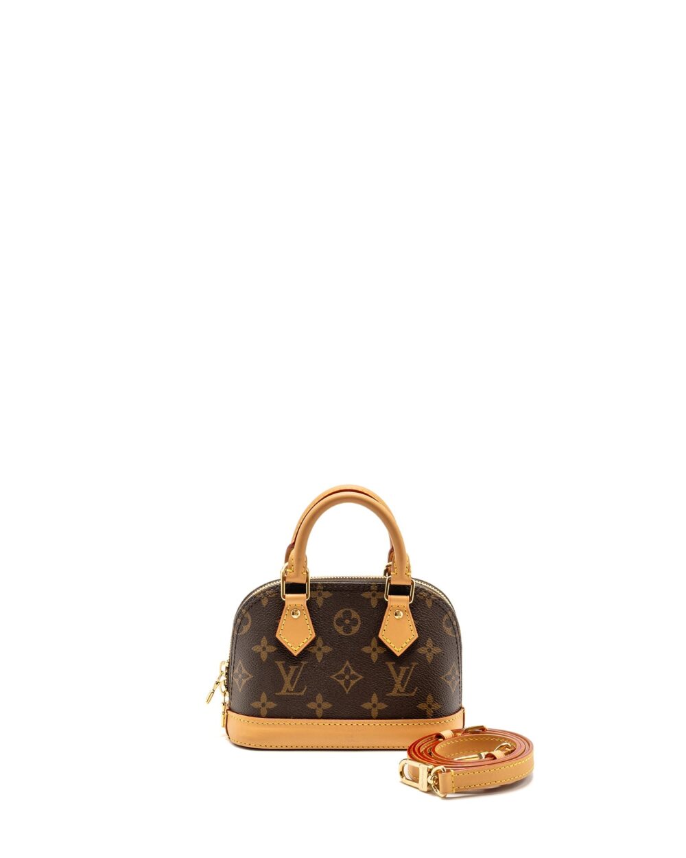 AAA Replica Louis Vuitton LV NANO ALMA MONOGRAM CANVAS GHW