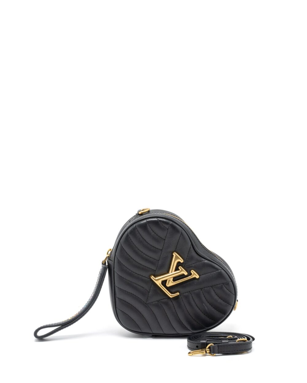 AAA Replica Louis Vuitton LV COEUR NEW WAVE HEART BAG CALFSKIN BLACK GHW