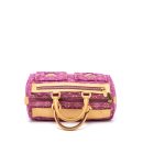 AAA Replica Louis Vuitton LV VINTAGE NEO SPEEDY MONOGRAM DENIM PINK GHW