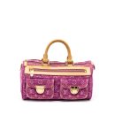 AAA Replica Louis Vuitton LV VINTAGE NEO SPEEDY MONOGRAM DENIM PINK GHW
