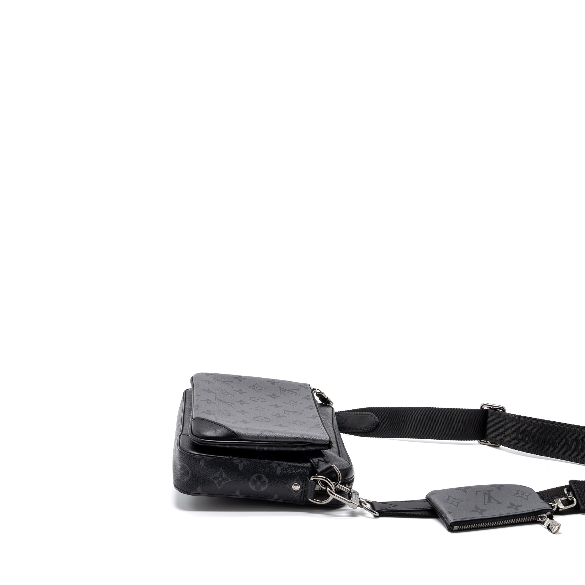 AAA Replica Louis Vuitton LV TRIO MESSENGER BAG MONOGRAM ECLIPSE SHW