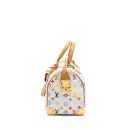 AAA Replica Louis Vuitton LV SPEEDY 30 MONOGRAM CANVAS WHITE MULTICOLOUR GHW