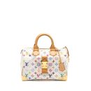 AAA Replica Louis Vuitton LV SPEEDY 30 MONOGRAM CANVAS WHITE MULTICOLOUR GHW