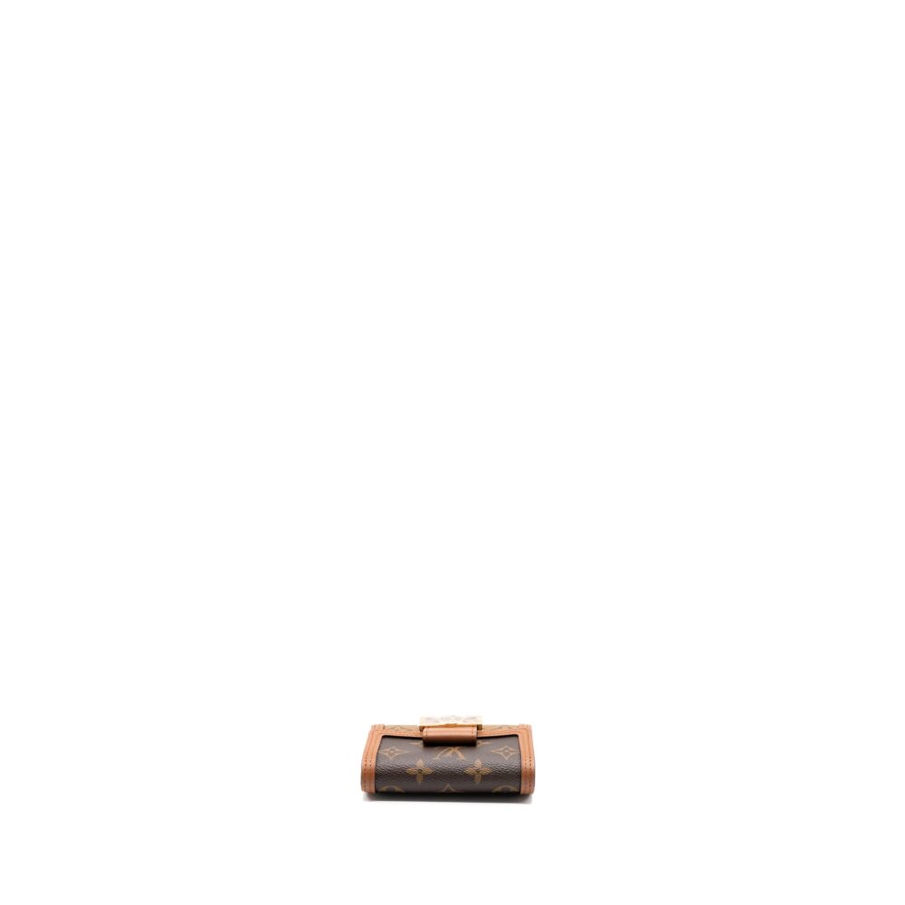 AAA Replica Louis Vuitton LV DAUPHINE COMPACT WALLET MONOGRAM CANVAS GHW