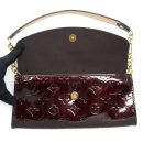 AAA Replica Louis Vuitton LV SUNSET BOULEVARDE PATENT DARK RED GHW