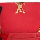 AAA Replica Louis Vuitton LV LOUIS CHAIN BAG PATENT RED GHW