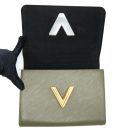 AAA Replica Louis Vuitton LV TWIST BAG MM EPI GREEN/WHITE GHW