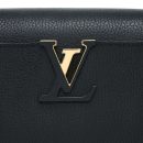 AAA Replica Louis Vuitton LV CAPUCINES MM TAURILLON BLACK GHW