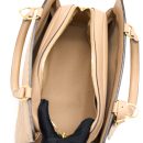 AAA Replica Louis Vuitton LV VOSGES MM MONOGRAM EMPREINTE DARK BEIGE GHW