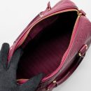 AAA Replica Louis Vuitton LV SPEEDY 25 BANDOULIERE MONOGRAM EMPREINTE PURPLE GHW