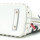 AAA Replica Louis Vuitton LV ALMA BB EN CUIR OCCASION EPI WHITE / BLACK WITH SHW