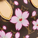 AAA Replica Louis Vuitton LV HARUKI MURAKAMI NANO BUCKET MONOGRAM CANVAS SAKURA BROWN GHW