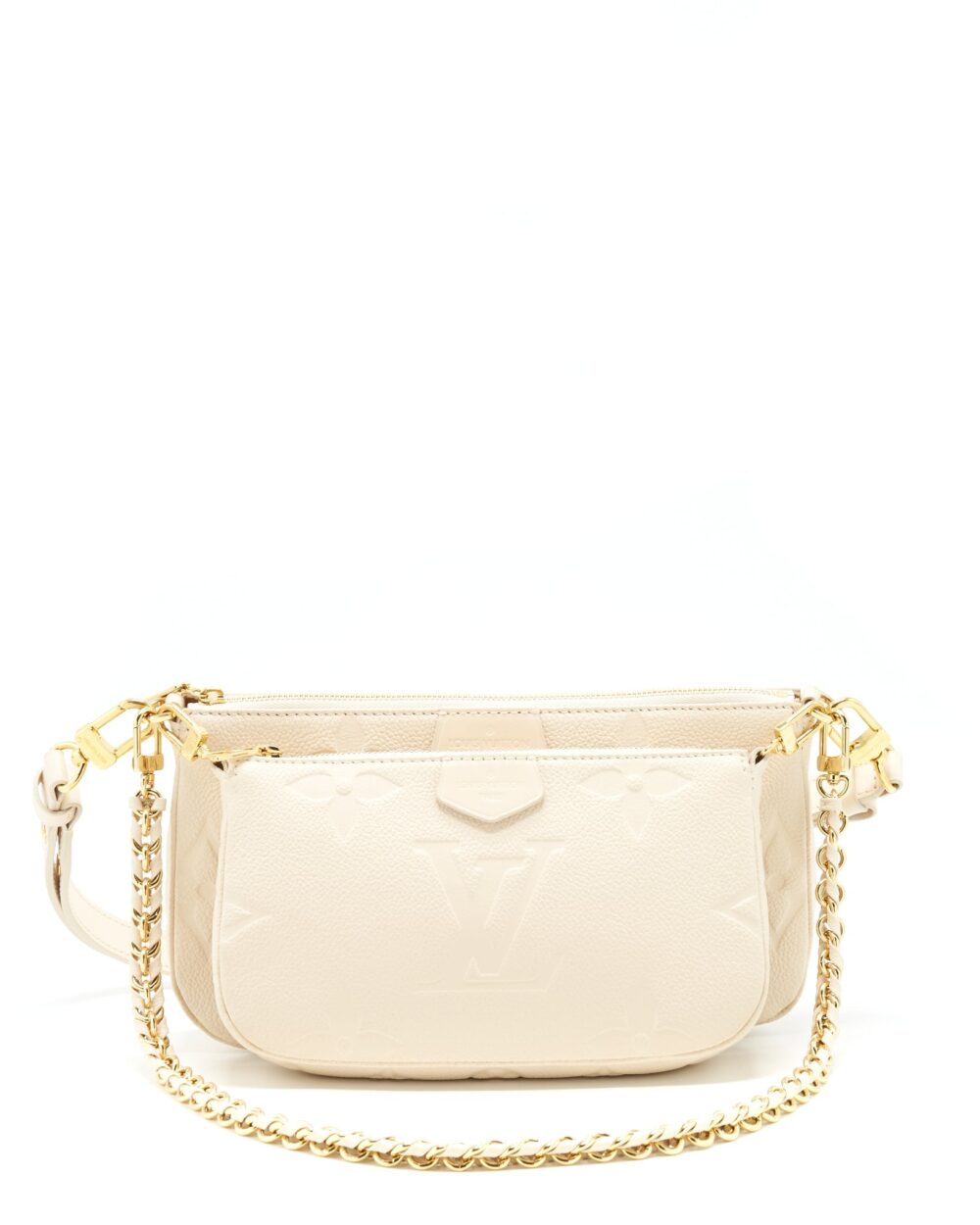 AAA Replica Louis Vuitton LV MULTI POCHETTE WHITE