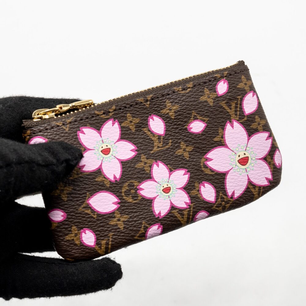 AAA Replica Louis Vuitton LV HARUKI MURAKAMI NANO BUCKET MONOGRAM CANVAS SAKURA BROWN GHW