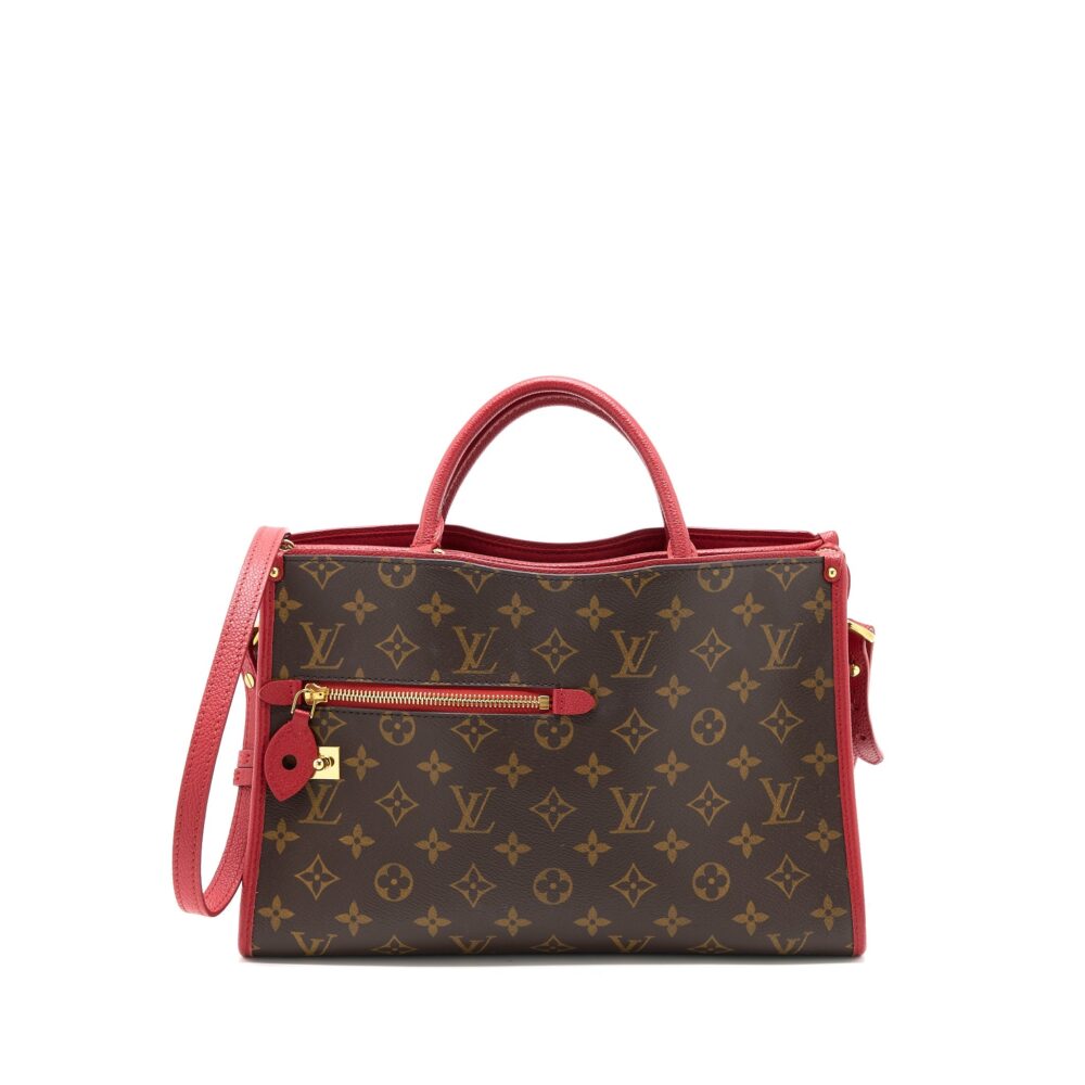 AAA Replica Louis Vuitton LV POPINCOURT PM BAG MONOGRAM CANVAS/CERISE GHW