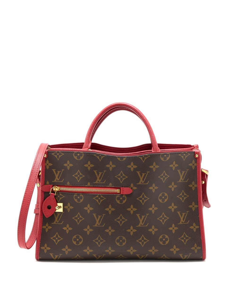 AAA Replica Louis Vuitton LV POPINCOURT PM BAG MONOGRAM CANVAS/CERISE GHW
