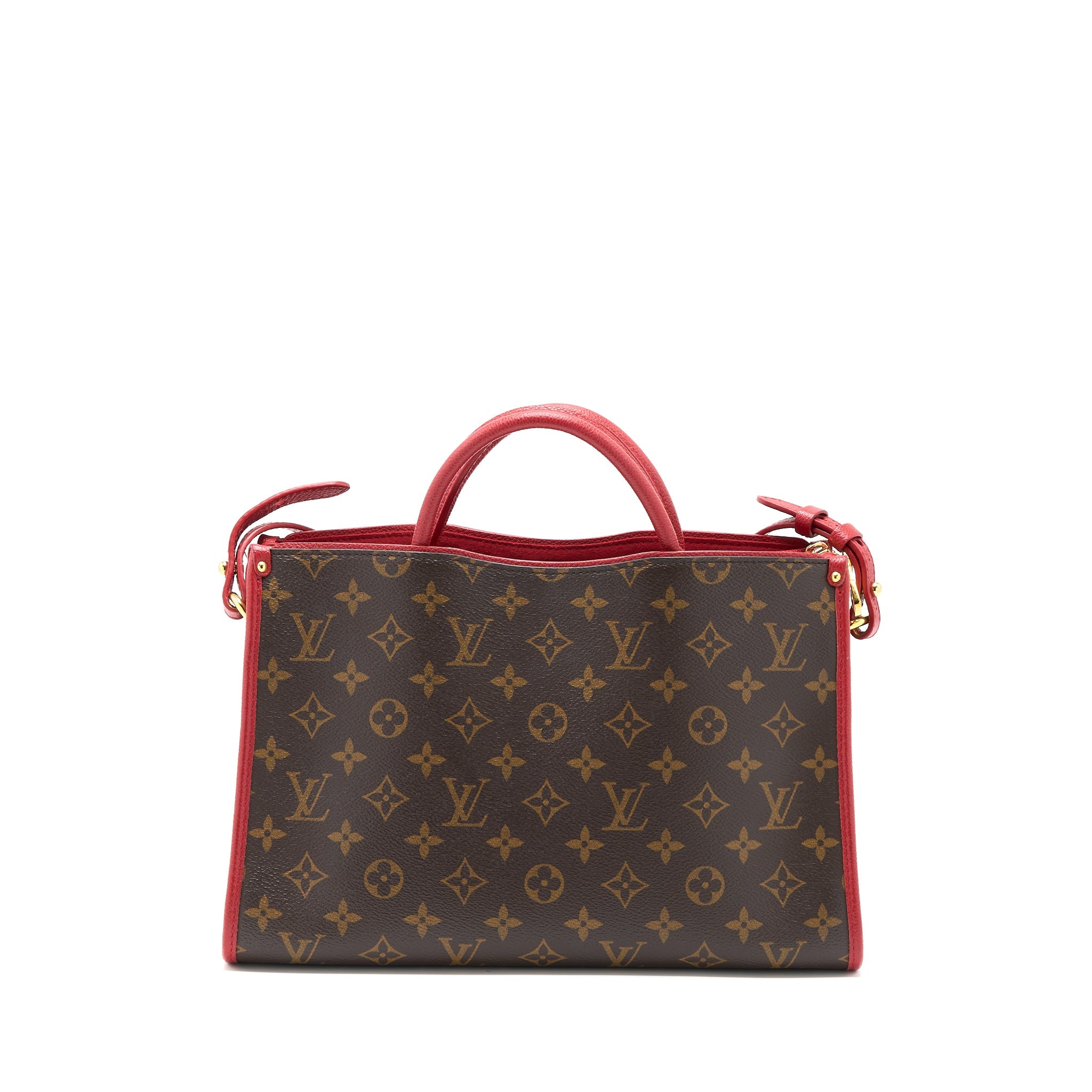 AAA Replica Louis Vuitton LV POPINCOURT PM BAG MONOGRAM CANVAS/CERISE GHW