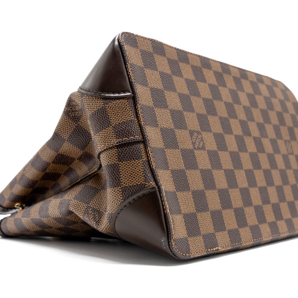 AAA Replica Louis Vuitton LV HAMPSTEAD TOTE BAG DAMIER EBENE GHW