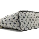 AAA Replica Louis Vuitton LV VINTAGE ZIP TOTE BAG FABRIC BLUE GHW