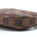 AAA Replica Louis Vuitton LV MINI POCHETTE ACCESSORIES DAMIER EBENE CANVAS GHW