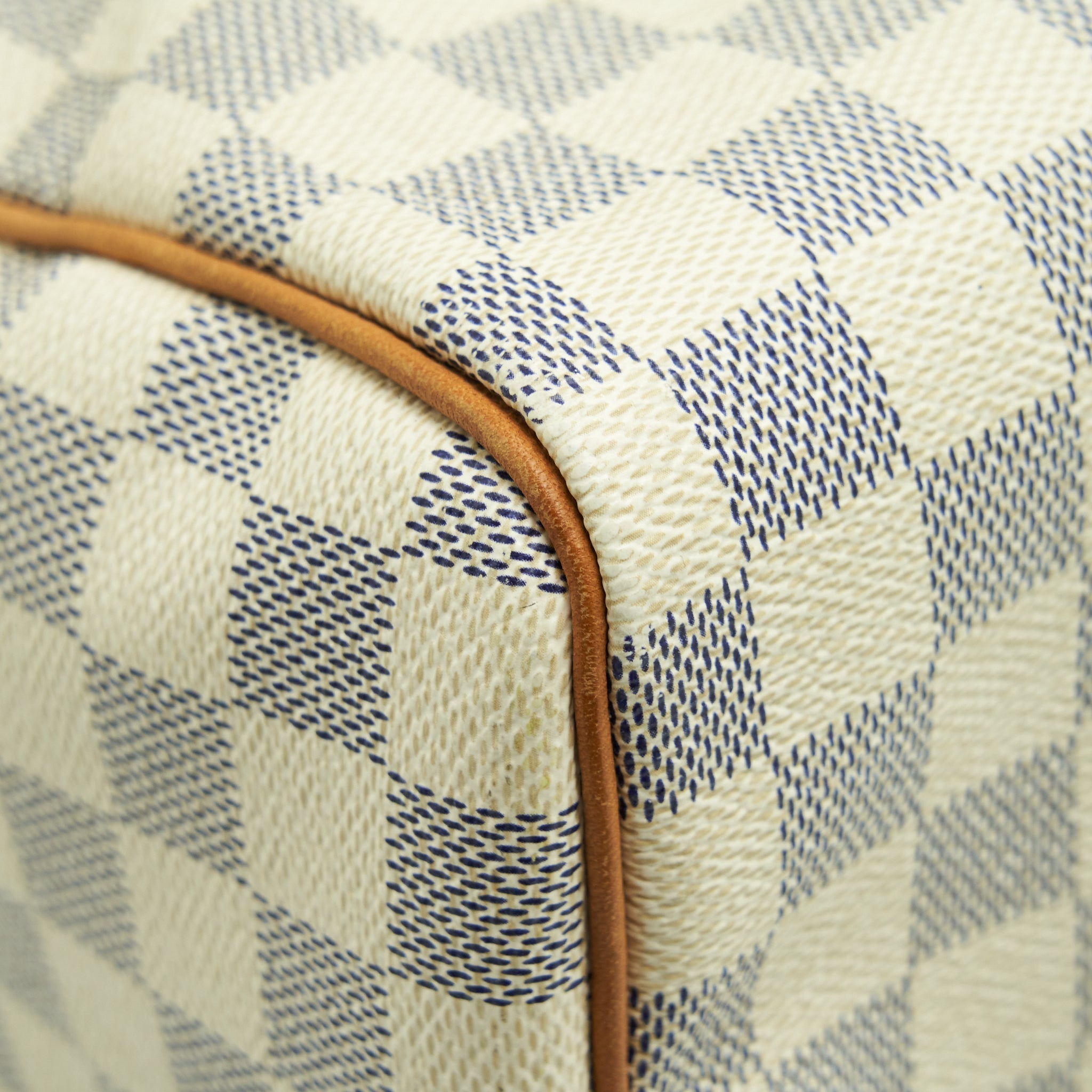 AAA Replica Louis Vuitton LV SPEEDY 30 DAMIER AZUR CANVAS GHW