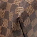AAA Replica Louis Vuitton LV CLAPTON BACKPACK DAMIER EBENE CANVAS/LEATHER LIGHT PINK GHW