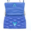 AAA Replica Louis Vuitton LV GO-14 MALLETAGE PM LAMBSKIN BLUE SHW