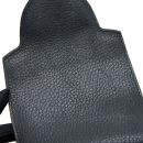 AAA Replica Louis Vuitton LV CAPUCINES BB TAURILLON SO BLACK WITH BLACK HARDWARE