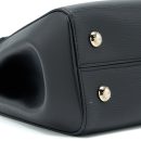 AAA Replica Louis Vuitton LV CLUNY MM EPI BLACK SHW WITH INITIAL S.S