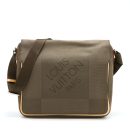 AAA Replica Louis Vuitton LV MESSENGER BAG FABRIC/BEIGE LEATHER MULTICOLOUR GHW
