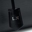 AAA Replica Louis Vuitton LV CLUNY MM EPI BLACK SHW WITH INITIAL S.S