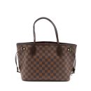 AAA Replica Louis Vuitton LV NEVERFULL PM DAMIER EBENE CANVAS GHW