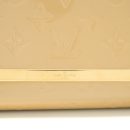 AAA Replica Louis Vuitton LV ANA VERNIS CLUTCH WITH CHAIN PATENT BEIGE GHW