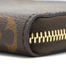 AAA Replica Louis Vuitton LV SMALL ZIP CARDHOLDER MONOGRAM CANVAS GHW