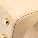 AAA Replica Louis Vuitton LV VERNIS BREA MM PATENT MONOGRAM BEIGE GHW