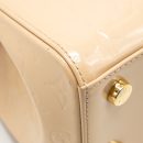 AAA Replica Louis Vuitton LV VERNIS BREA MM PATENT MONOGRAM BEIGE GHW