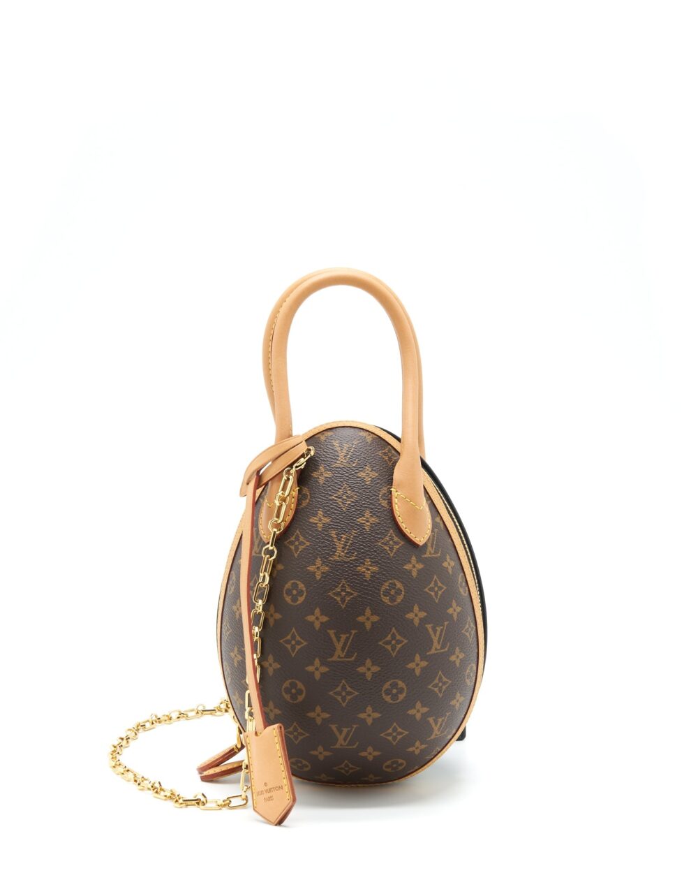 AAA Replica Louis Vuitton LV EGG BAG MONOGRAM CANVAS/BLACK GHW