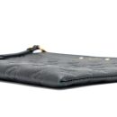 AAA Replica Louis Vuitton LV CLUTCH MONOGRAM EMPREINTE CALFSKIN BALCK GHW