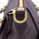 AAA Replica Louis Vuitton LV PETILLANCE TOTE BAG MONOGRAM EMPREINTE DARK PURPLE GHW