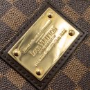AAA Replica Louis Vuitton LV HAMSTEAD TOTE BAG DAMIER EBENE GHW
